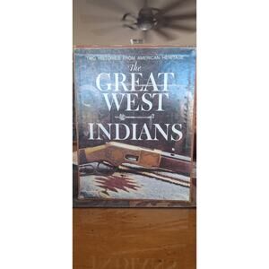 American Heritage books- Indians & History Of The Great West- w/ slipcover
